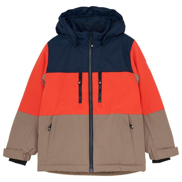 Color Kids - Kid's Ski Jacket Colorblock 2 Chest Pockets - Skijacke Gr 134 braun von color kids