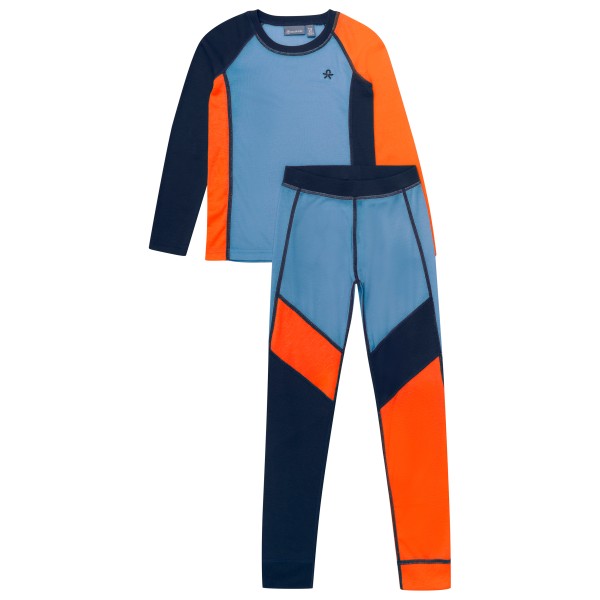 Color Kids - Kid's Ski Underwear Colorblock - Kunstfaserunterwäsche Gr 152 blau von color kids