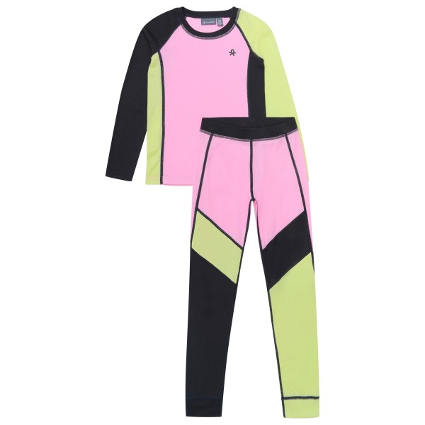 Color Kids - Kid's Ski Underwear Colorblock - Kunstfaserunterwäsche Gr 80 bunt von color kids