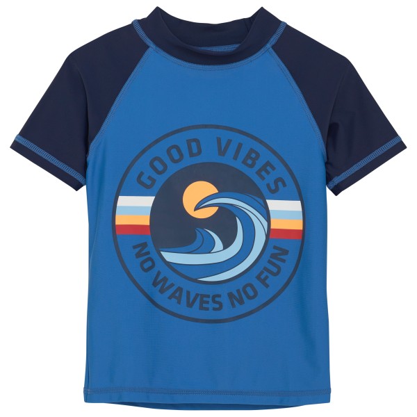 Color Kids - Kid's T-Shirt with Print - Lycra Gr 104 blau von color kids