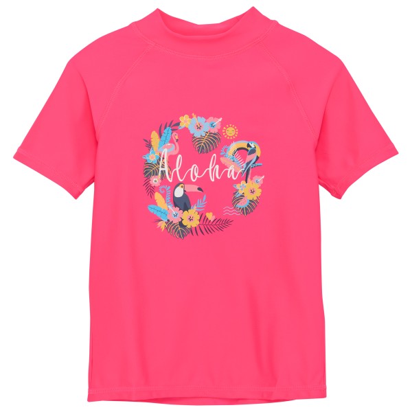 Color Kids - Kid's T-Shirt with Print - Lycra Gr 104 rosa von color kids