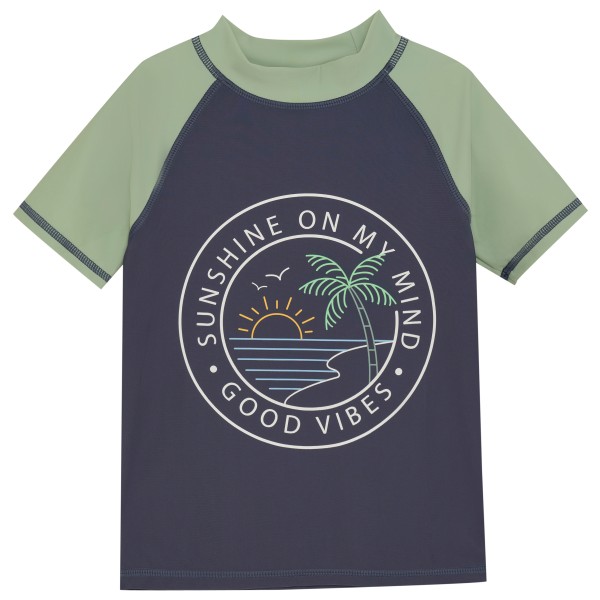 Color Kids - Kid's T-Shirt with Print - Lycra Gr 176 grau von color kids