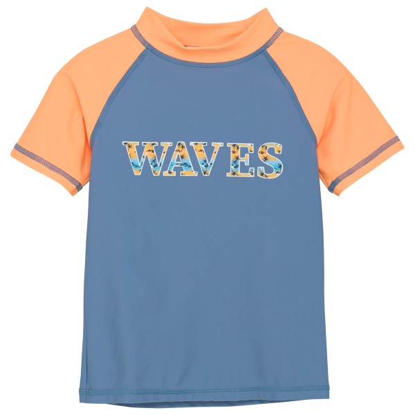 Color Kids - Kid's T-Shirt with Print - Lycra Gr 92 blau von color kids