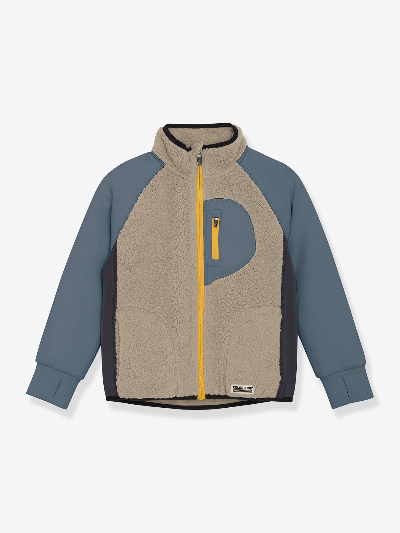 Fleecejacke mit Teddyfleece und Daumenlöchern Kinder COLOR KIDS von color kids