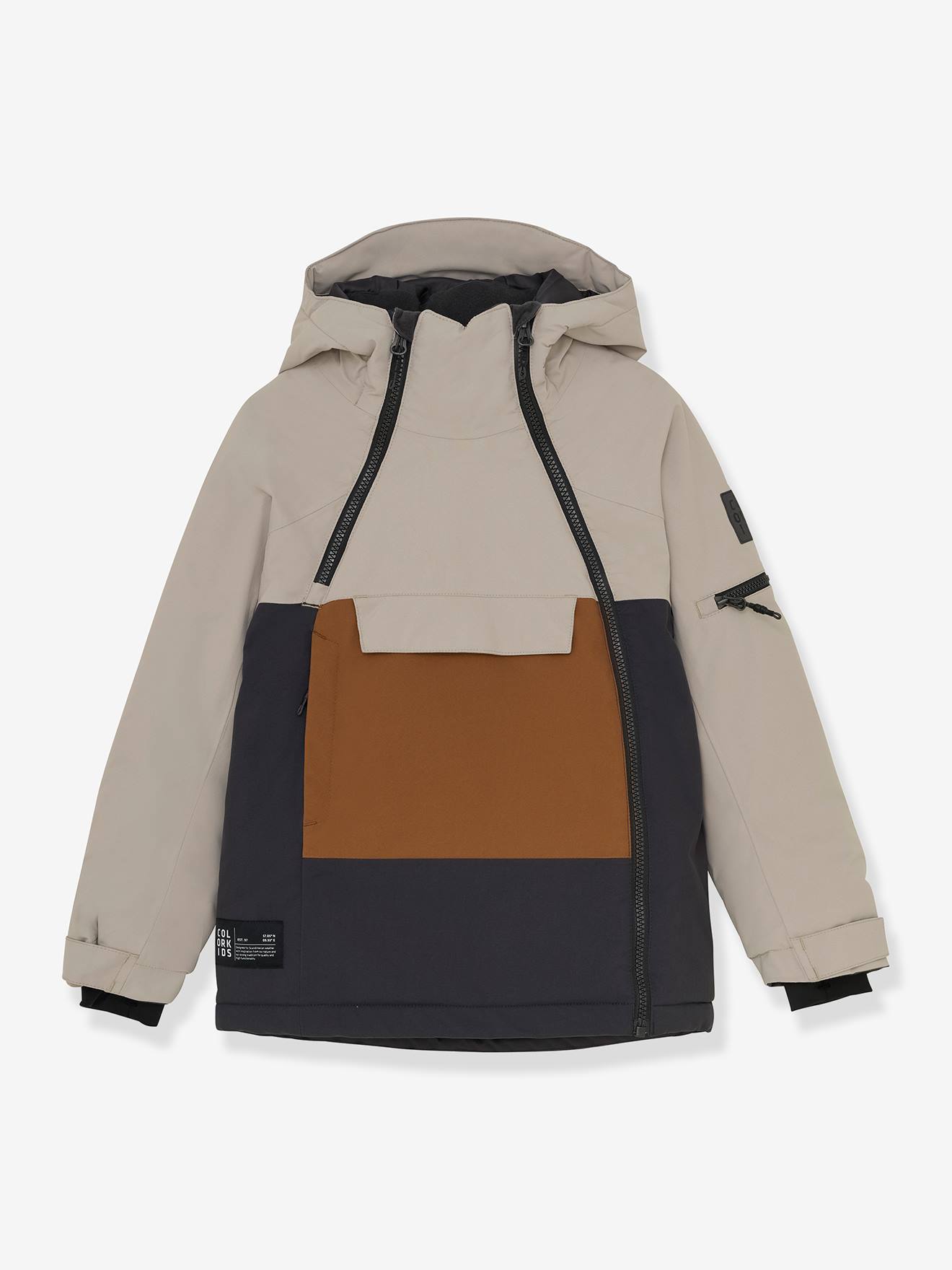 Skijacke mit Kängurutasche von color kids