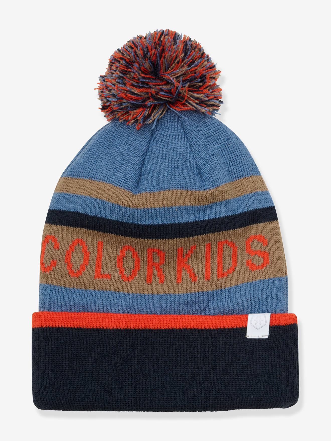 Strickmütze mit Bommel Kinder COLOR KIDS von color kids