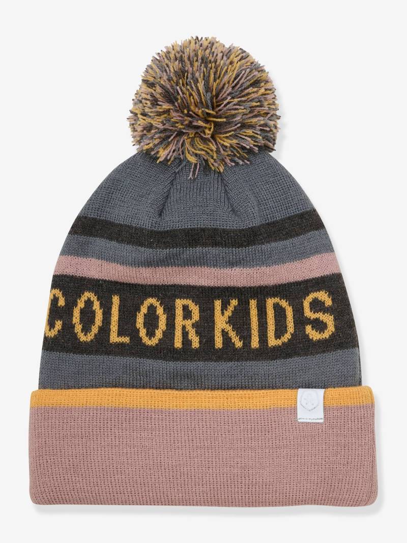 Strickmütze mit Bommel Kinder COLOR KIDS von color kids