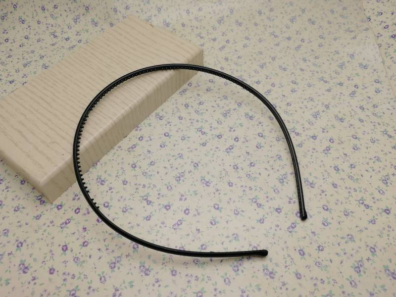 4 Mm Breite Kunststoff Haarreif Blanko , Farbe Schwarz Haar Kopfband Haarspange Kamm Tiara Schmuck Accessoire Haarband Bh0001 von color4yourlife
