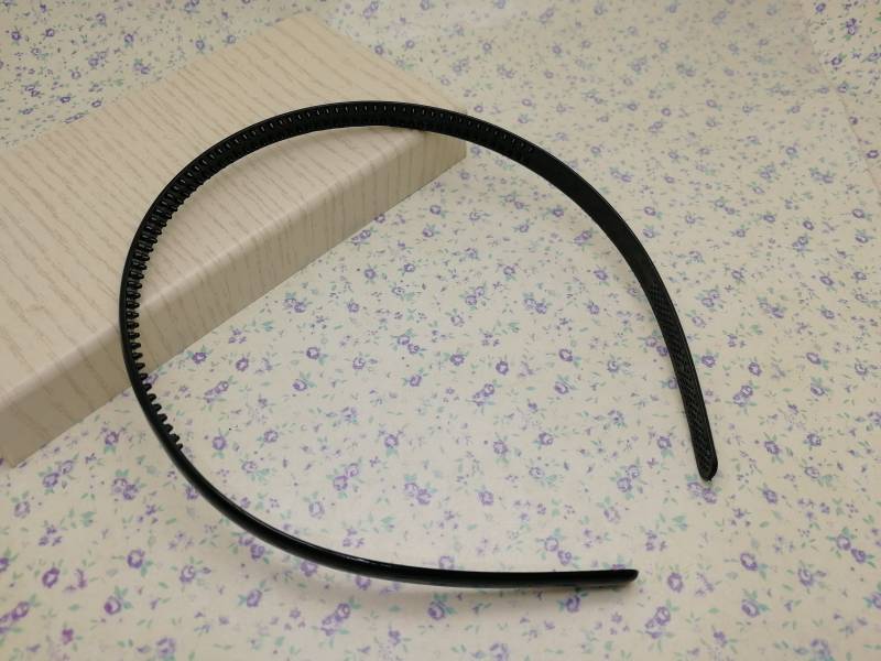 8 Mm Breite Kunststoff Haarreif Blanko , Farbe Schwarz Haar Kopfband Haarspange Kamm Tiara Schmuck Accessoire Haarband Bh0002 von color4yourlife