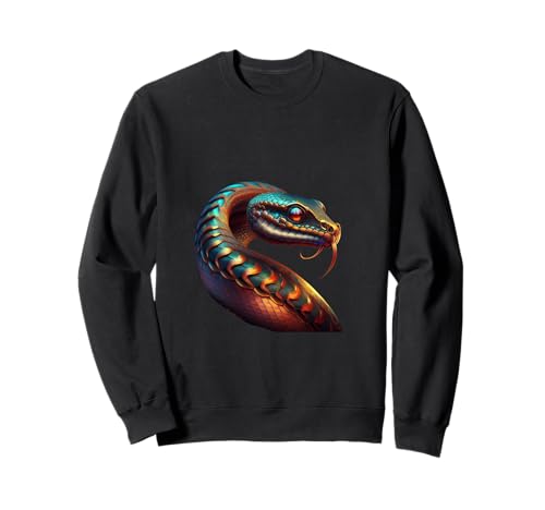 Schlange Jungen Frau Damen Herren Kinder Mädchen Sweatshirt von colorful snake for children