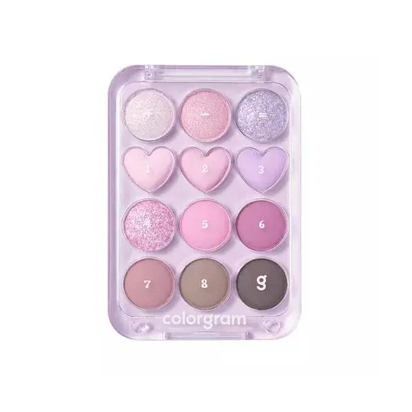 colorgram - Pin Point Eyeshadow Palette - 8.9g - 03 Pink + Lavender = Love von colorgram