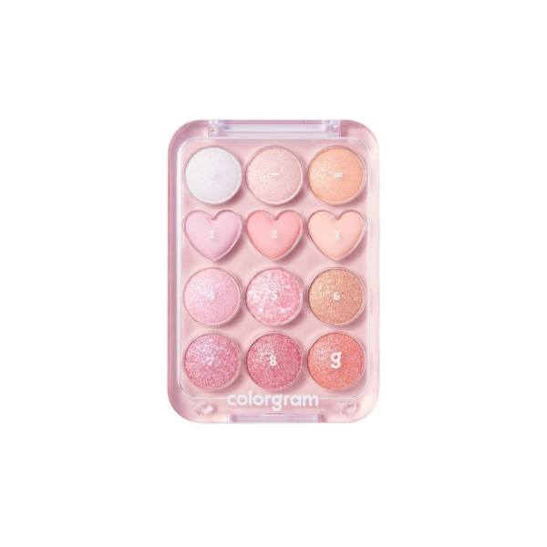 colorgram - Pin Point Eyeshadow Palette - 9.1g - 04 Bright + Cool = Love von colorgram