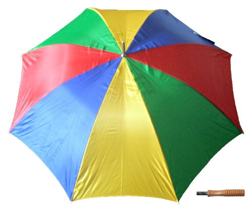 colourliving Strandschirm Sonnenschirm Regenschirm 2in1 preiswert, mehrfarbig von colourliving