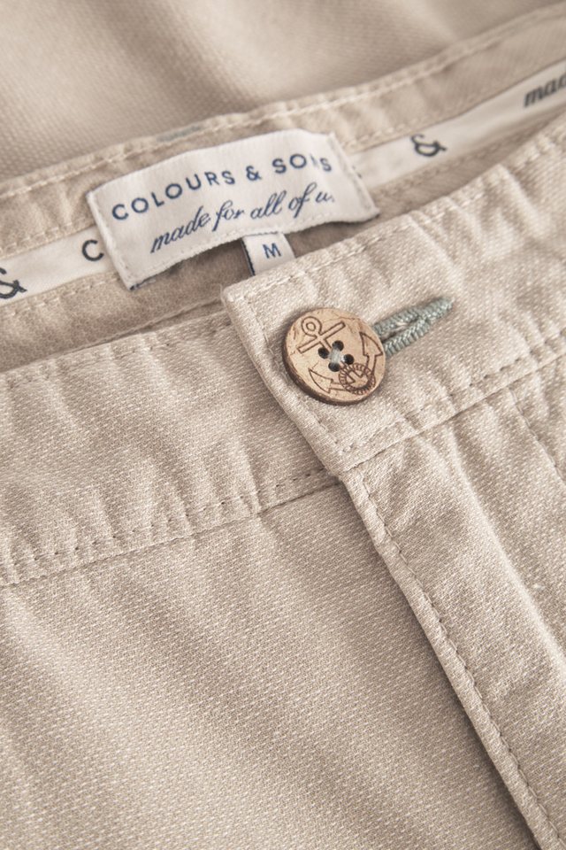 colours & sons Bermudas Shorts-Dobby von colours & sons