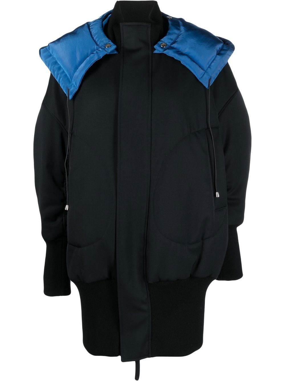 colville Parka mit Kontrasteinsatz - Blau von colville