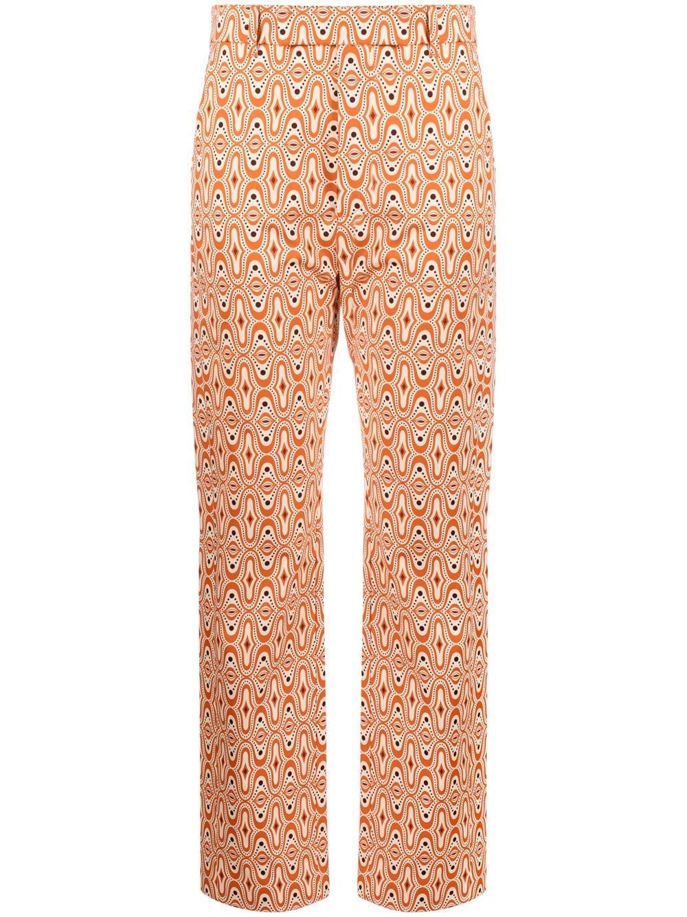 colville Hose mit abstraktem Print - Orange von colville