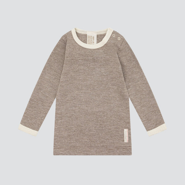 comazo|earth Baby Shirt langarm aus Wolle-Seide Mix | GOTS zertifiziert von comazo|earth
