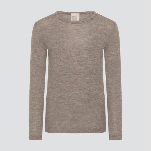 comazo|earth Kinder Shirt langarm aus Wolle-Seide Mix | GOTS zertifiziert von comazo|earth
