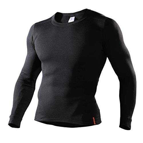 comazo|protect Flammschutz Longsleeve Langarmshirt (M, Schwarz) von comazo|protect