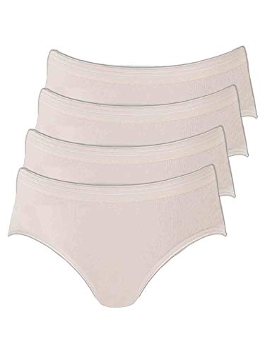 comazo 4er Sparpack Damen Hüftslip 1361912 Gr. 42, Haut von comazo