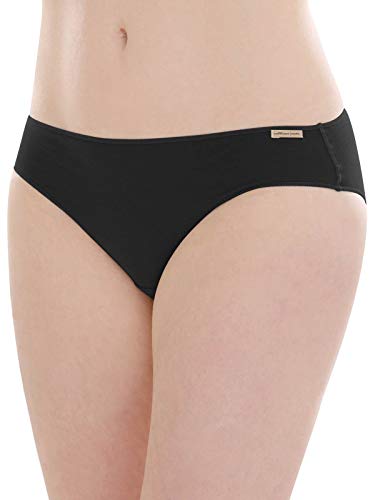 comazo Damen Rio Slip Bio-Baumwolle, Schwarz, Gr. 44 von comazo