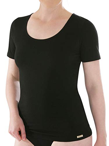 comazo Damen Shirt 1/4 Arm, 10300276401, 36, schwarz von comazo