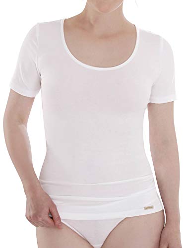 comazo Damen Shirt 1/4 Arm, 10300276401, 38, Weiss von comazo