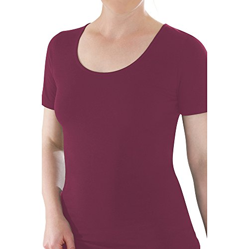 comazo Damen Shirt 1/4 Arm, 10300276401, 46, brombeer von comazo