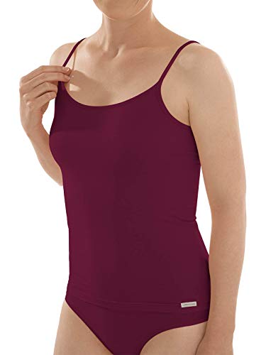 comazo Damen Trägershirt, 10190276401, 36, brombeer von comazo