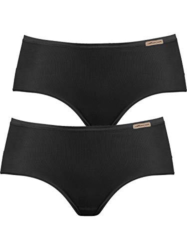 comazo Earth 2er Sparpack Damen Panty, Gr.42, schwarz von comazo