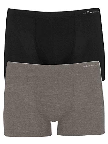 comazo Earth 2er Sparpack Herren Pants 2092374 Gr. 8, anthrazit-Melange-schwarz von comazo