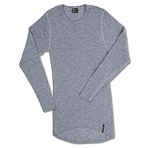 Comazo Herren active Funktionsshirt langarm Größe L, Farbe grau-meliert von Comazo
