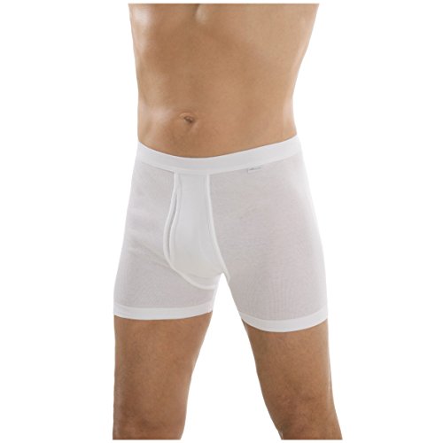 Comazo Herren platin Unterhose kurz Feinripp Größe 7 (XL) von Comazo