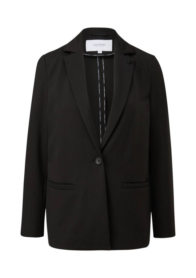 comma CI - Blazer aus Viskosemix schwarz - Gr. - 36 von comma CI
