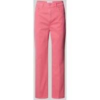 comma Casual Identity Regular Fit Jeans im 5-Pocket-Design in Pink, Größe 40 von comma Casual Identity