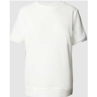 comma Casual Identity T-Shirt im unifarbenen Design in Weiss, Größe 38 von comma Casual Identity