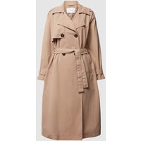 comma Casual Identity Trenchcoat mit Bindegürtel in Beige, Größe 40 von comma Casual Identity