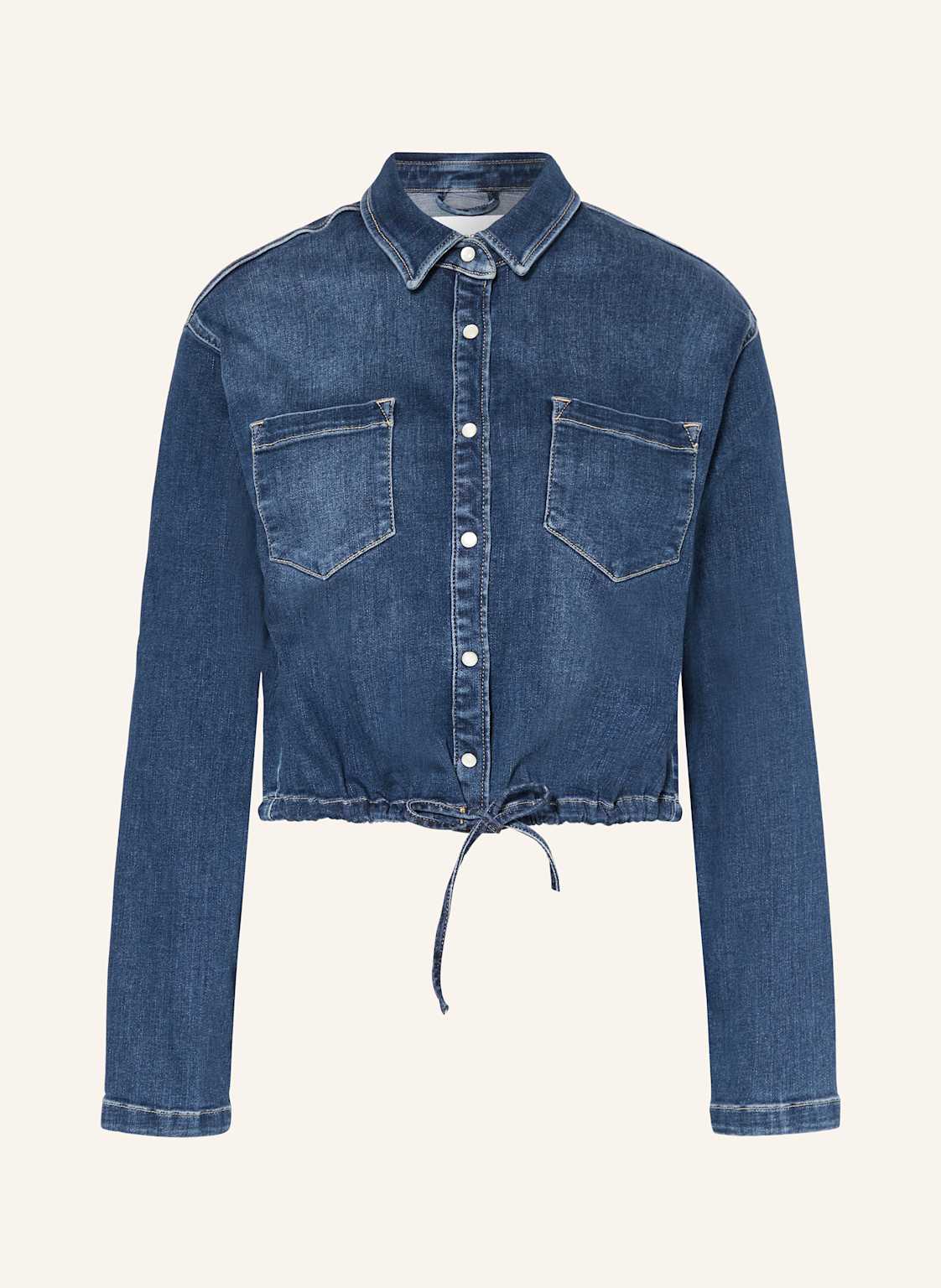 Comma Casual Identity Hemdbluse In Jeansoptik blau Comma Casual Identity Hemdbluse In Jeansoptik blau von comma casual identity