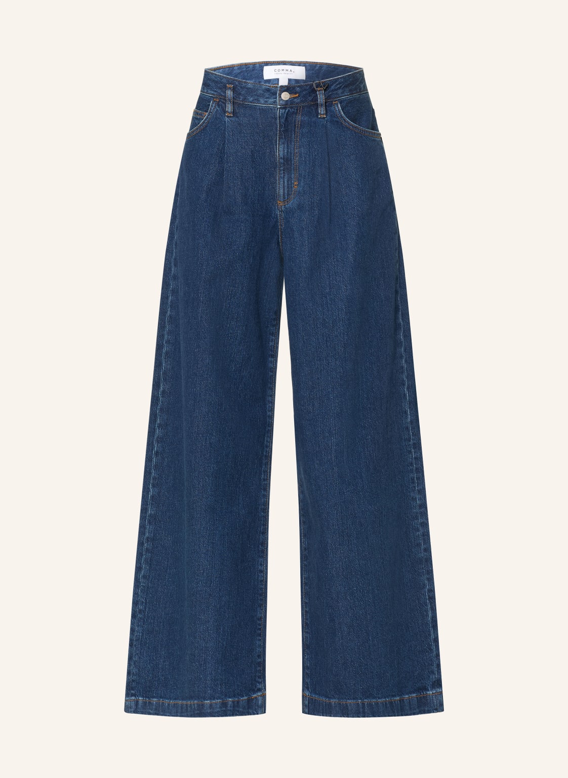 Comma Casual Identity Wide Leg Jeans blau von comma casual identity