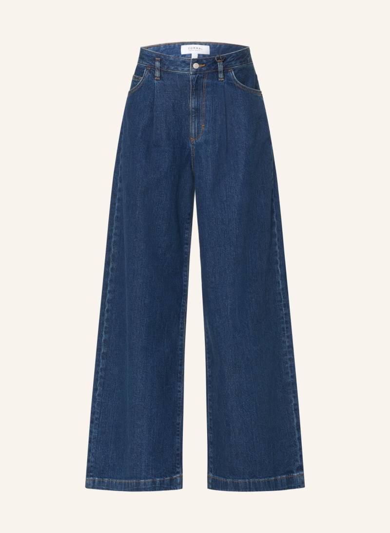 Comma Casual Identity Wide Leg Jeans blau von comma casual identity