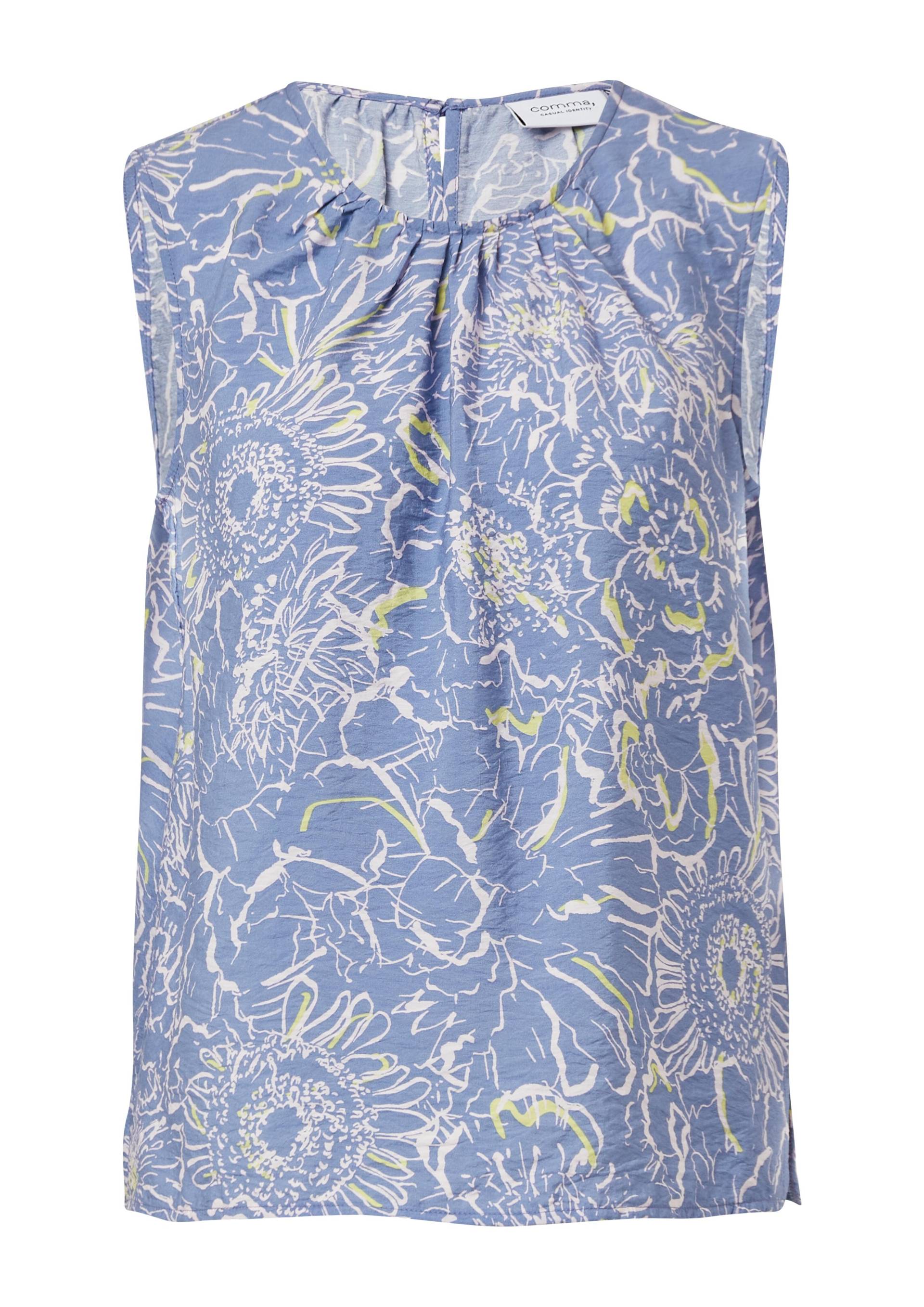 comma casual identity - Bluse blau - Gr. - 36 von comma casual identity