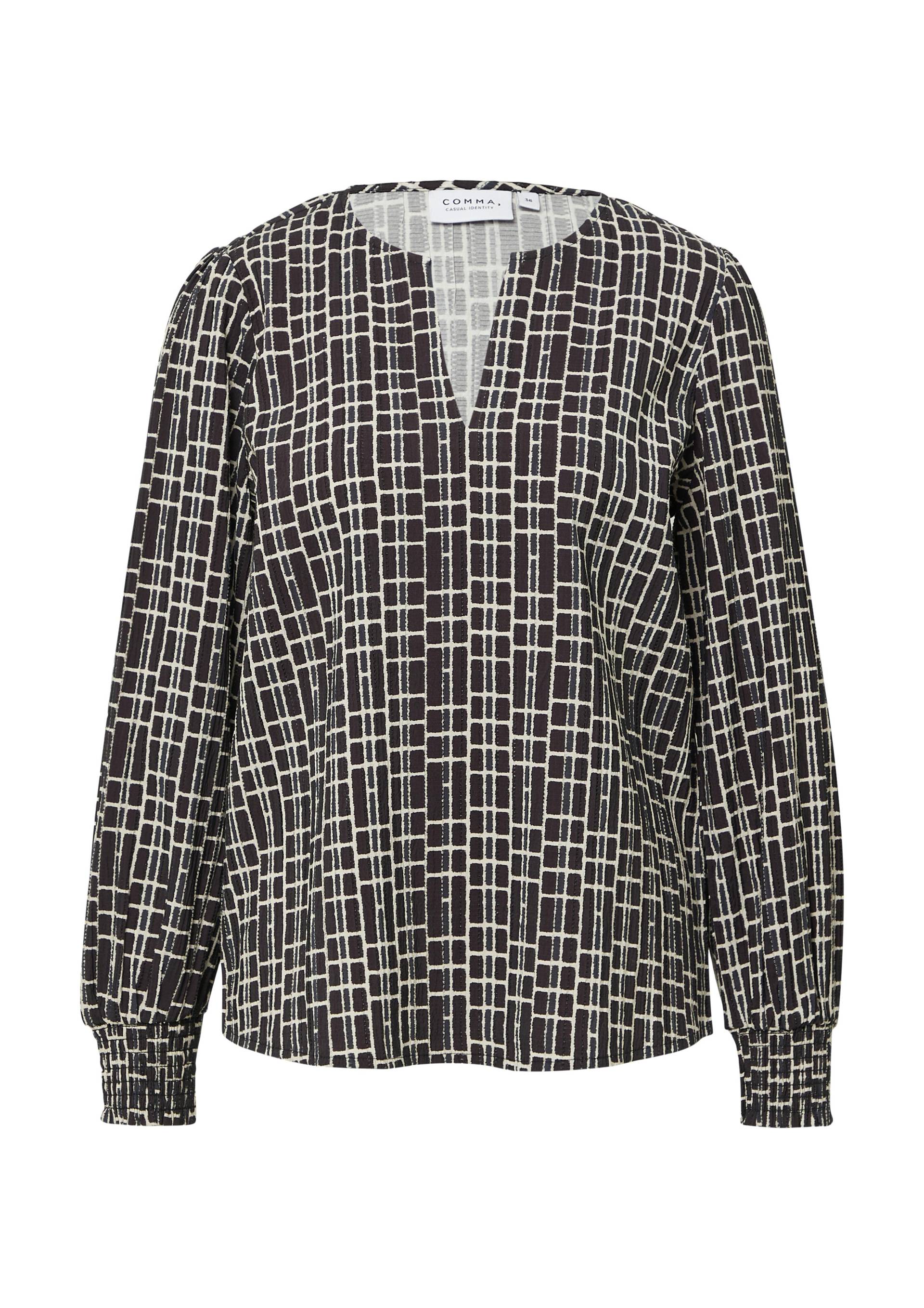 comma casual identity - Bluse blau - Gr. - 42 von comma casual identity