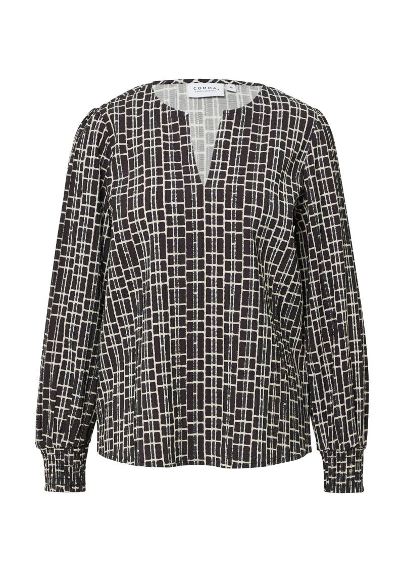 comma casual identity - Bluse blau - Gr. - 42 von comma casual identity