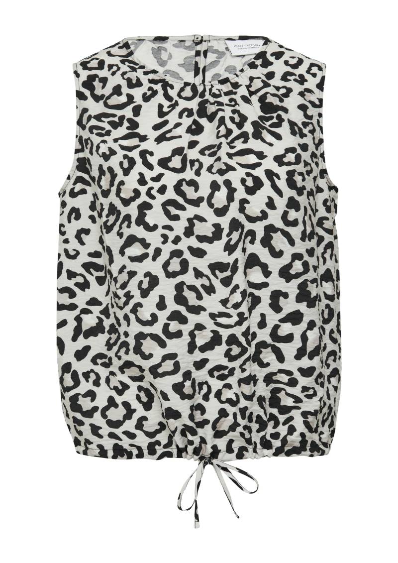 comma casual identity - Bluse grau|mehrfarbig - Gr. - 40 von comma casual identity