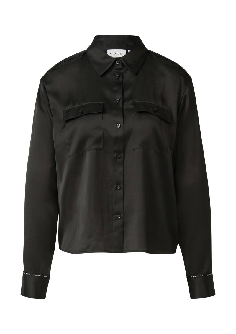 comma casual identity - Bluse schwarz - Gr. - 38 von comma casual identity