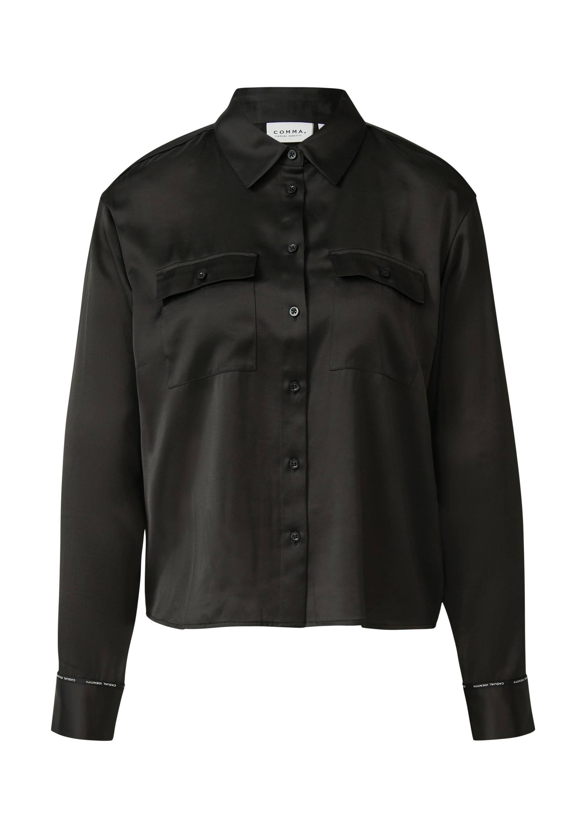 comma casual identity - Bluse schwarz - Gr. - 40 von comma casual identity