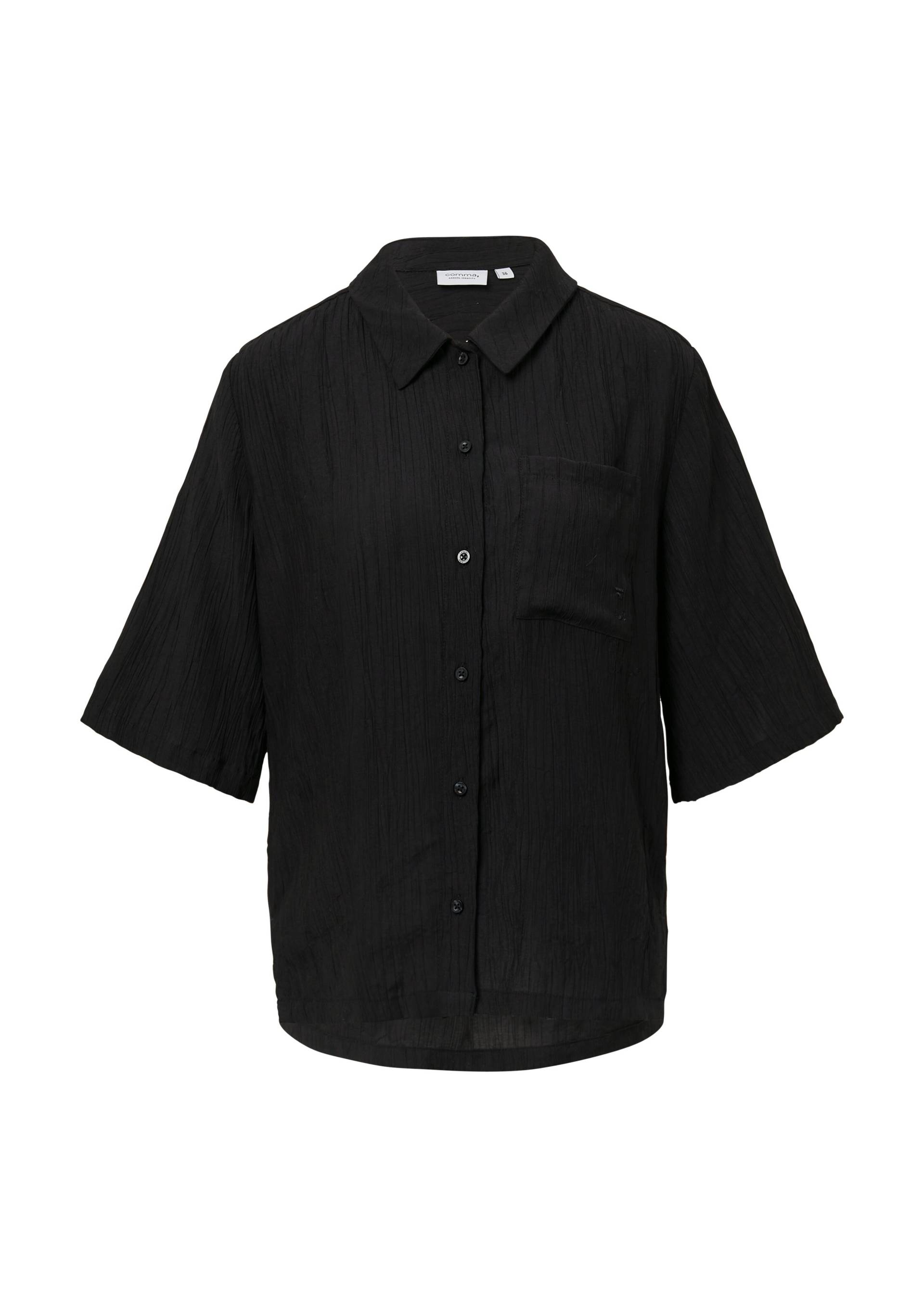 comma casual identity - Bluse schwarz - Gr. - 42 von comma casual identity