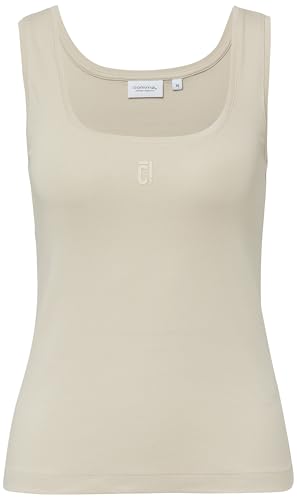 comma casual identity Damen 2167049 T-Shirt, braun, 36 von comma casual identity