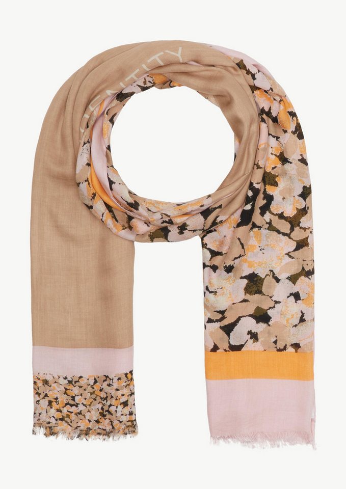 comma casual identity Halstuch Gemusterter Schal aus Modal von comma casual identity