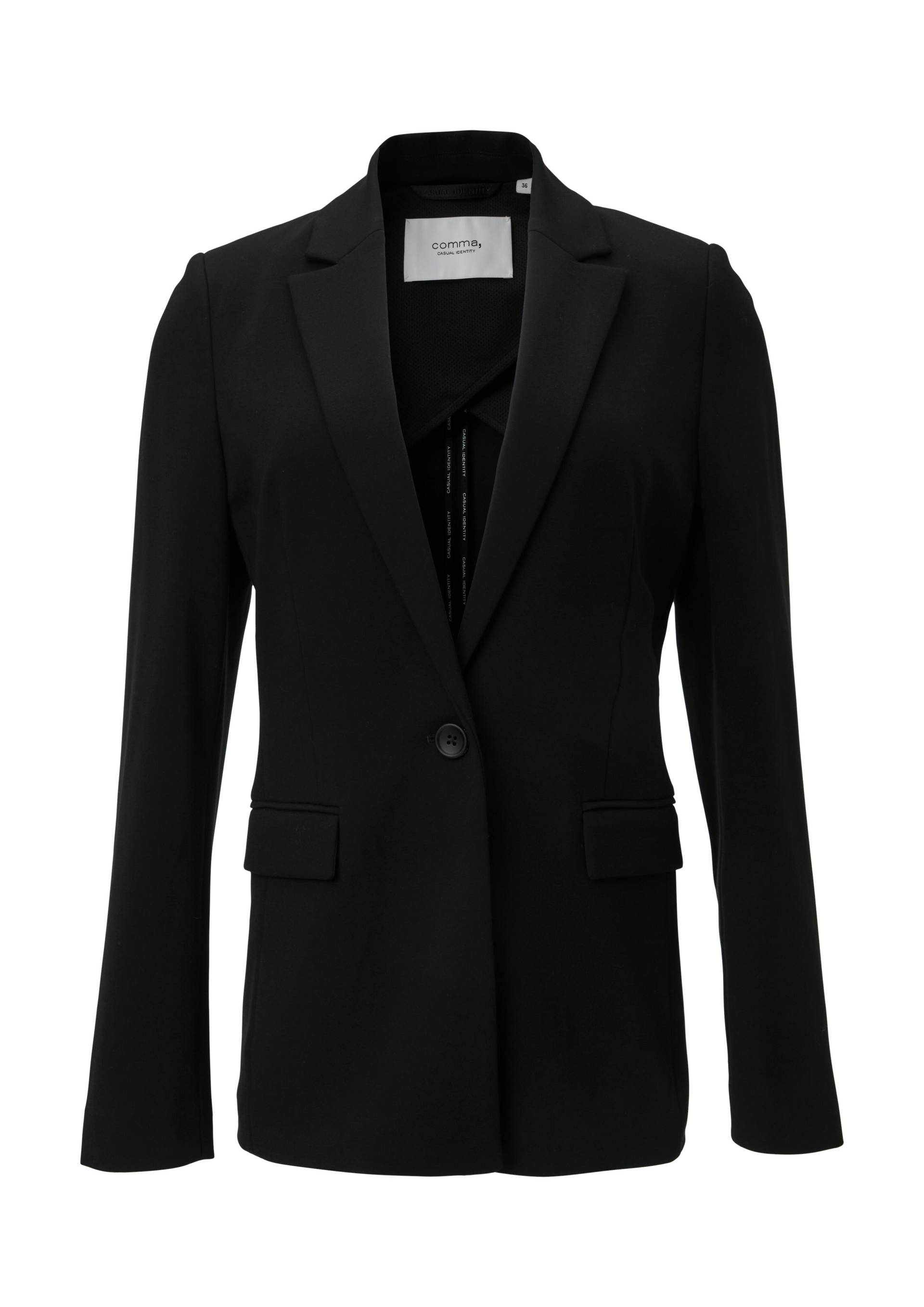 comma casual identity - Indoor-Blazer schwarz - Gr. - 36 von comma casual identity